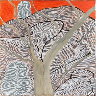 Bush Style Art- Kangaroo Fat dreaming - Troy Drill