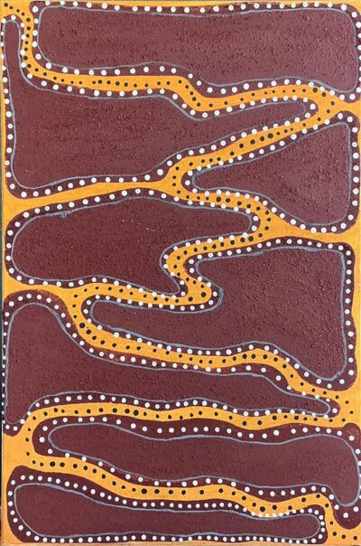 Tarrngarrel marranyil nyaitja warlakipal daayurrung, Dingo track dreaming - Cecil Mosquito
