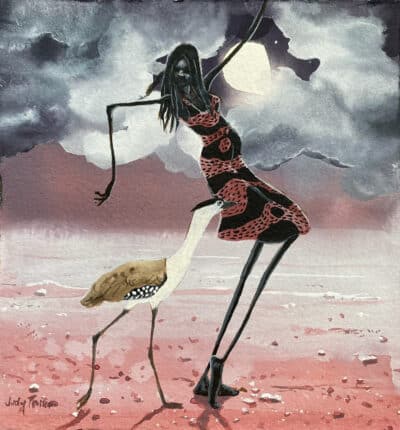 Dancer with Bush Turkey  - Judy Prosser