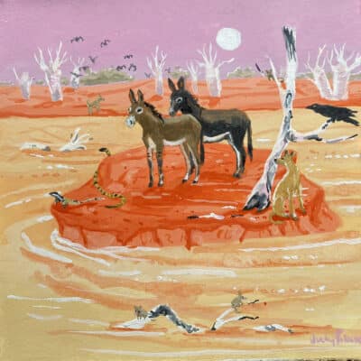 Flood Victims, Donkeys - Judy Prosser