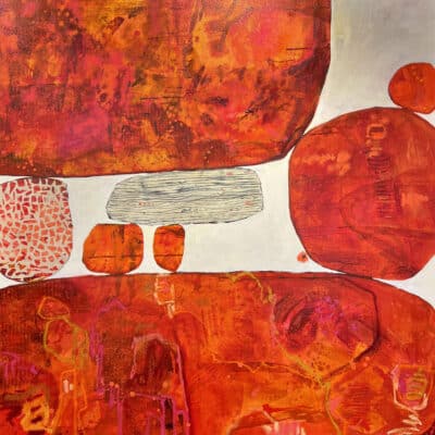 Barn Hill Cliffs at Sunset - Roslyn Hamdorf