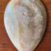 Back of Etched mother of pearl by Garry Sibosado with the date 2023.