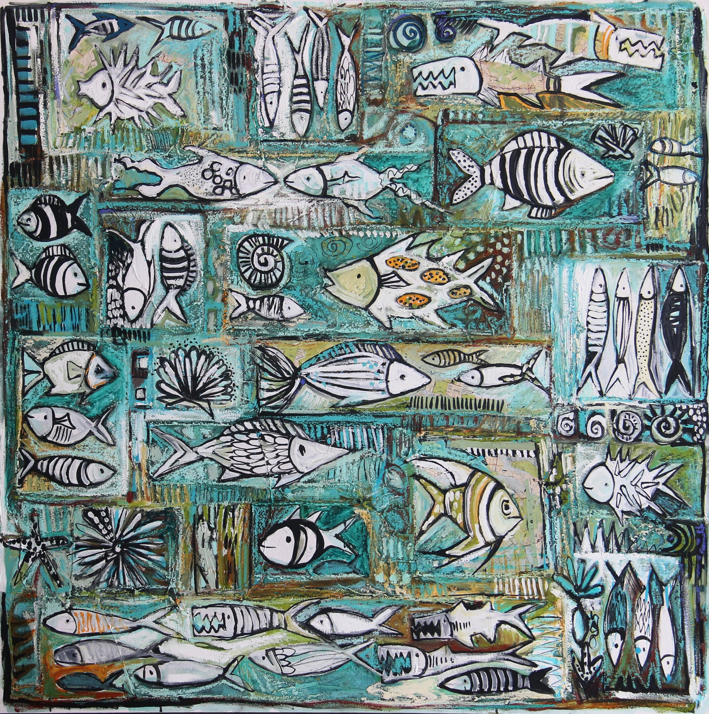 If Wishes Were Fishes - Christine Hingston - Black Stump Gallery