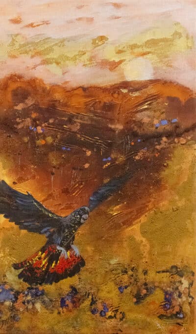 Karrakin Red Tailed Black Cockatoo - Jeanette Dyson