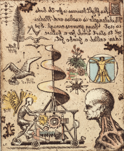 Leonardo da Vinci 'On Flight' - Leon Pericles
