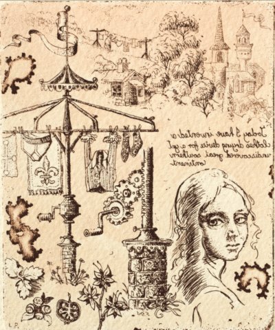 Leonardo da Vinci 'For With to Dry the Garments' - Leon Pericles