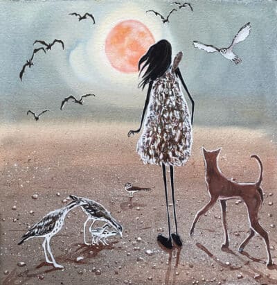 Moonrise in the Desert - Judy Prosser