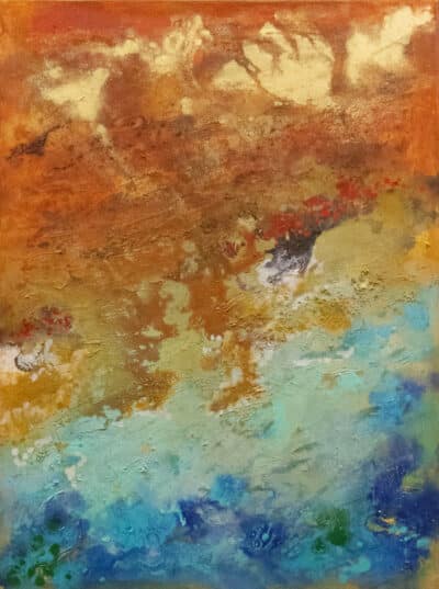 Pindan Red Turquoise Sea - Jeanette Dyson