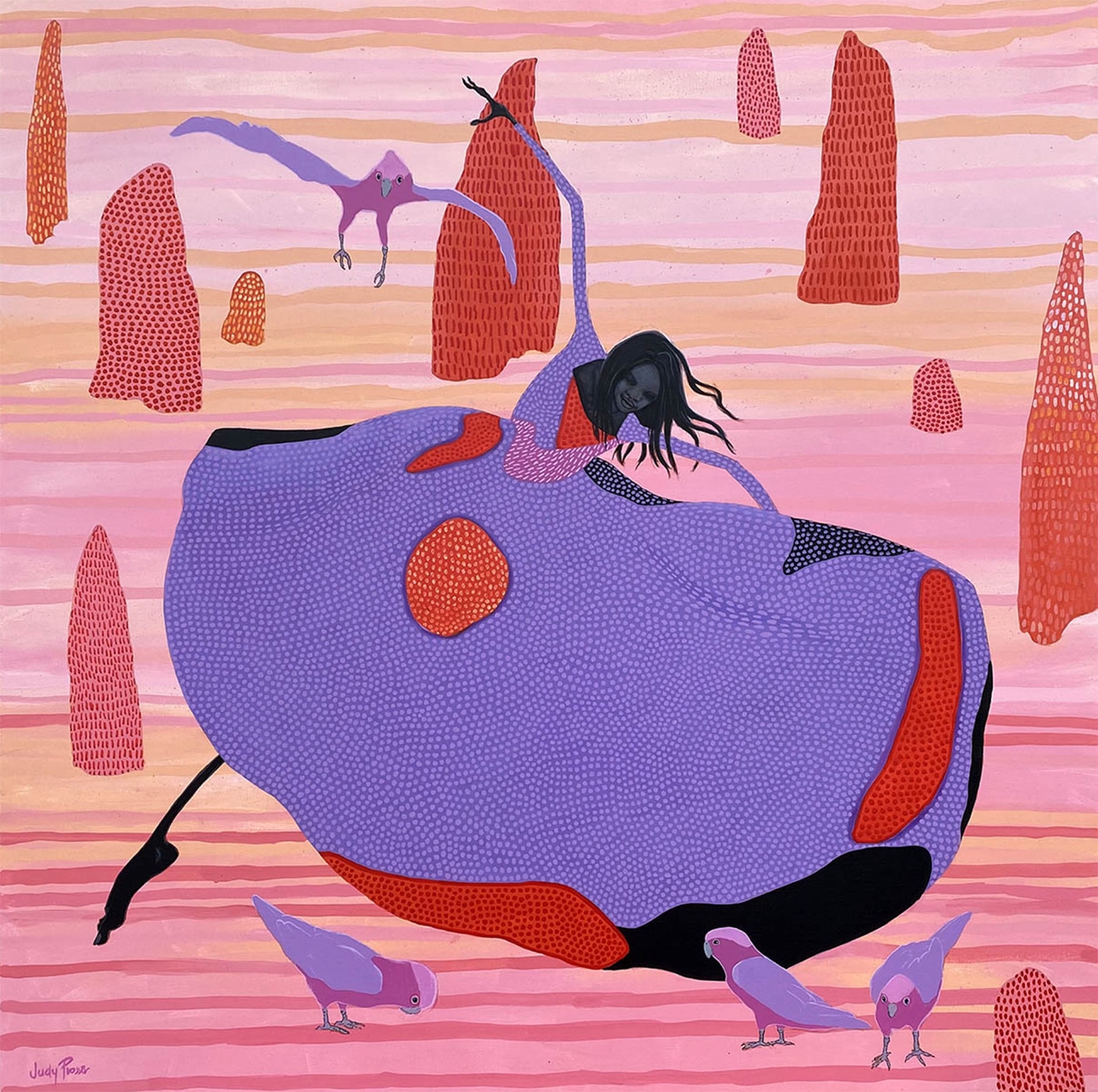 Dancer on the Anthill Plain - Judy Prosser