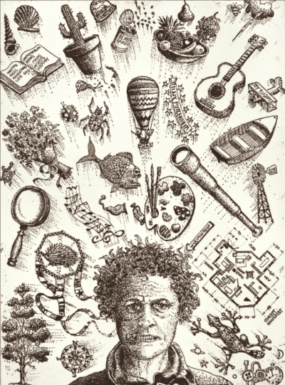A Man Exploding with Too Many Ideas - Leon Pericles